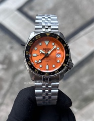 Brand New Seiko 5 GMT Orange , Automatic Men's Watch SSK005K1