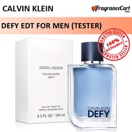 Calvin Klein Defy EDT for Men (100ml Tester) Eau de Toilette cK Blue [Brand New 100% Authentic Perfume/Fragrance]