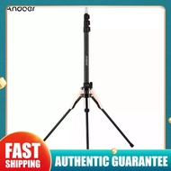 Andoer 190cm/74.8 Inch Portable Aluminum Alloy Photography Light Stand Reverse Folding Leg Stand 3-S