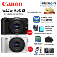 Canon EOS R50 V R50V Body / Canon EOS R50V with 14-30mm Lens Kit (RF-S14-30mm F4-6.3 IS STM PZ) NEW