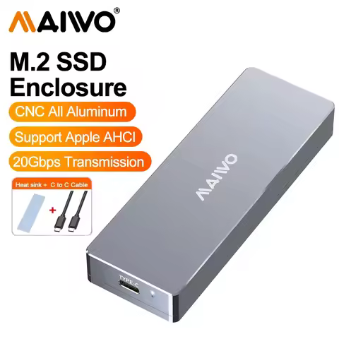 MAIWO MacBook SSD Enclosure 12+16 PIN AHCI SSD to Type-C Adapter USB3.2 GEN2x2 20Gbps for 2013-2017 