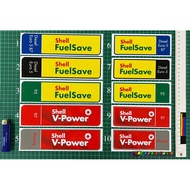 Shell FuelSave Euro 5/ Euro 5 B7/95/V Power 97/V Power Racing (Small & Big Size) Sticker Printing La
