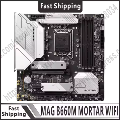B660 Motherboard MAG B660M MORTAR WIFI DDR4 128GB LGA 1700 Motherboard M.2 PCI-E 4.0 HDMI Micro ATX 