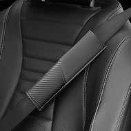 2Pcs BMW Universal Car Seat Safety Belt Covers Leather Belt Shoulder Pad Car Seat Belt Shoulder Prot