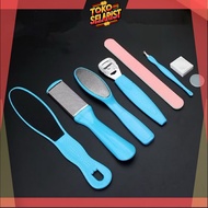 8in1 8 in 1 Foot Care Tool Set Manicure pedicure Grater Sandpaper Calluses Nail Foot Skin 8 in 1 Hee