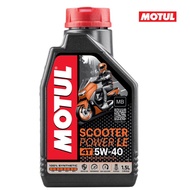 MOTUL SCOOTER 1.5LITER 5W40 POWER LE 4T OIL -100% FULLY SYNTHETIC SPECIAL FOR YAMAHA X-MAX TMAX