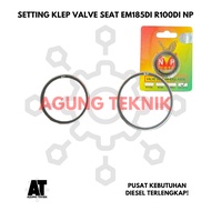 Valve Seat Setting EM185DI R100DI NP