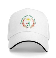 sports cap- Afghanistan Cricket Board ACB Personalized Sports Cap - Wheat Wreath Emblem White Baseba