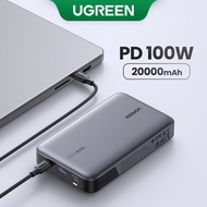 UGREEN 100W 20000mAh Power Bank Portable PD Fast Charging PowerBank for iPhone 16 Laptop Notebook Fa