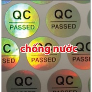 QC PASS DECAL STAMP 7 COLORS - WATERPROOF