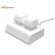 2 Keys Macro Programming Keyboard RGB Mini Keyboard Gaming Drawing Red Switch Custom Keyboard OSU Ga