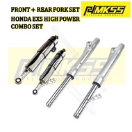 EX5 HIGH POWER /EX5 DREAM FRONT FORK AND ABSOBER (FORK DEPAN DAN BELAKANG ) COMBO SET