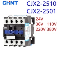 CHINT CJX2- 2510 1NO CJX2- 2501 1NC DIN Rail Mount Electric Power AC Contactor 25A Coil Voltage 380V
