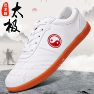 ♢รองเท้าฟุตซอล รองเท้าฟุตซอล pan Chenjiagou Taiji shoes  flagship store men's and women's genuine leather summer breathable soft cowhide cow tendon sole martial arts special shoesX1101
