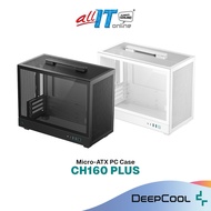 DEEPCOOL CH160 PLUS BLACK / WHITE Micro-ATX (mATX) PC CASE