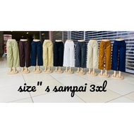 (READY STOCK) Cotton palazo pants/women pants/denim palazo pants/palazo murah/seluar perempuan
