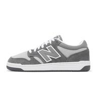 New Balance Casual Shoes BB 480 Low Men's Shoes Women's Shoes Gray Suede NB [ACS] BB480LEC-D