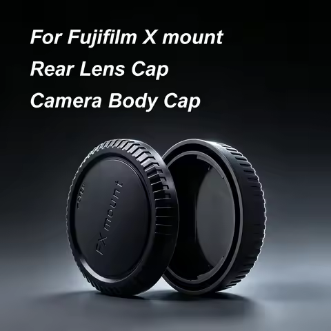Fujifilm X Mount Body Cap & Rear Lens Cap Set, Dustproof FX Mount Cover for X-T5 X-T4 X-S10 X-E4, Ca