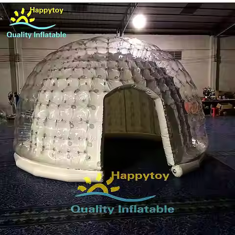 Lawn Inflatable Dome Tent Outdoor Clear Transparent White Inflatable Bubble Lodge Tent Room