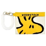 史諾比 - 日本Snoopy Woodstock伸縮彈簧圈 證件套 八達通套 卡片套 (Yellow) 平行進口