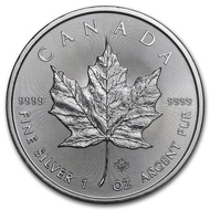 【MY seller】 ▼1 OZ Year of 2020 for Royal Canadian Mint (RCM) Maple Leaf 999.99 pure silver coin comes with CAPSULE☁