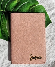 Laser Pasport Sampul Custom Made Passport Cover Passport Holder Case Sarung Pasport Free Name Pu Lea