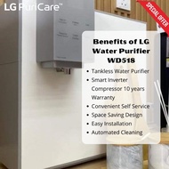 LG Puricare Water Purifier Tankless WD518AN