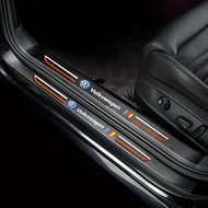 Car Door Sill Protector  Threshold Rear Trunk Bumper Anti Scratch Sticker for VW Volkswagen Golf Polo Passat Tiguan Jetta Touran Broa Car Accessories