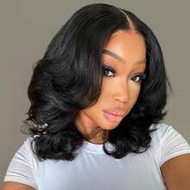 HAIR Wear Go Body Wave Short Bob 9x6 Bleached Glueless Wig Transparent Lace 8–14 นิ้ว Human Hair Wig