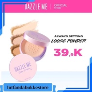 dazzle me ALWAYS SETTING LOOSE POWDER BPOM SUPER SOFT SMOOTH LOOSE POWDER natural dazzle me DAZZLE A