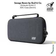 Hagibis - Savage Raven Skull & Co. Edc Case Bag Switch Pouch Hardshell For Nintendo Switch 2