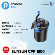 SUNSUN GRECH CPF1500/External Filter CPF 1500 5000 Liter UV 9W Canister/Chamber