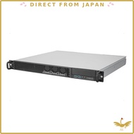 SilverStone SST-RM100 1U Rackmount Server Chassis - ATX, Micro-ATX, Mini-ITX Support, Reversible I/O