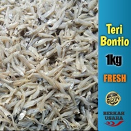 PUTIH MERAH Lampung BUNTIAU Anchovy Salty Fish/BUNTIO per 1kg Dry Without Head // Small Anchovy Salted Fish // Dry Salted BABY Squid // Thin Salted Fish Fresh KALAPAN Feed // JAMBAL Bread // TERI Super Field // Red And White PEDA // Chicken Feather