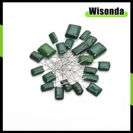 50Pcs Polyester Film Capacitor 100V 1nF 1.5nF 2.2nF 100nF 2A471J 2A102J 2A152J 2A222J 2A392J 2A332J 