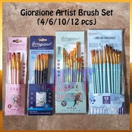 Giorgione Bird Song Series Nylon Watercolor/Gouache/Oil Painting/Acrylic Brush Set