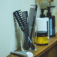 Neighborhood Nine-Row Comb Ribs Comb Oil Hairdressing Styling Blackening Comb Men's Dedicated Street