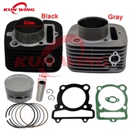 83mm Bore Cylinder Kit Piston Gasket for Yamaha YFM400 YFM 400 Big Bear 400 4X4 4GB-11310-00-00 5FU-