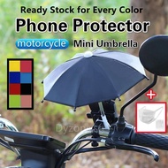 🔥 Mini Umbrella for Phone Holder Protector 8 Colors Waterproof Thicken Updated Super Strength 8 Bones With 2 Belts Motorcycle Bicycle Umbrellas Small Umbrella Phone Umbrellas Anti UV Windproof Umbrellas Outdoor Bike Motor Car Umbrella