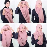 Hot Couple Jersey Hijab Instant Scarf Muslim Women Headscarf Islamic Shawl Turban