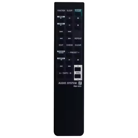 The new remote controller RM-S33 is compatible with Sony audio HCD-H801 SS-H801V FH-G80 HCD-H701 FH-