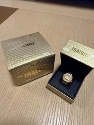 Casio J Balvin 聯名款 金色水鑽戒指錶  CRW001JB‑9