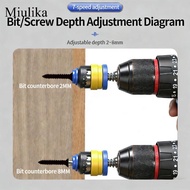 Miulika Multicolor Drywall Screw Setter Bit Holder Secure Attachment for Tools for Drywall Installat