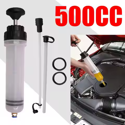 Car Syringe Oil Pump Extractor Fluid Pump Evacuator For Automotive Applications Auto Brake Fluid Cha