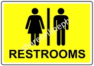 Restroom Signage Sign Boards Rest Room Comfort Room CR Signages
