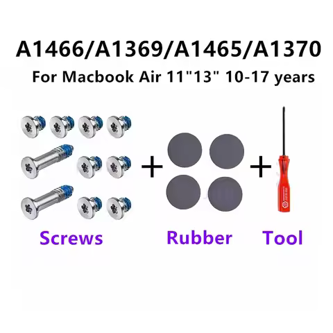 New For Macbook Air 11" 13" A1369 A1370 A1465 A1466 Computer bottom shell back cover Bottom Case Rub
