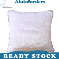 <Alotoforders> 43x43cm Soft Plush Solid Color Throw Pillow Case Cushion Cover Home Sofa Decor