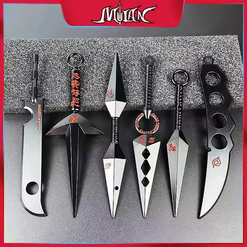 16cm Game Naruto Namikaze Minato Weapon Alloy Craft Model with Display Stand Flying Thunder God Kuna