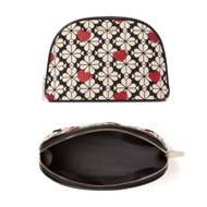 Dompet KS Spade Flower Jacquard Hearts Large Dome Cosmetic sz Limited