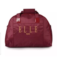 as Travel Elle Maroon/ Tas Travel Selempang Koper / Travel Bag Elle